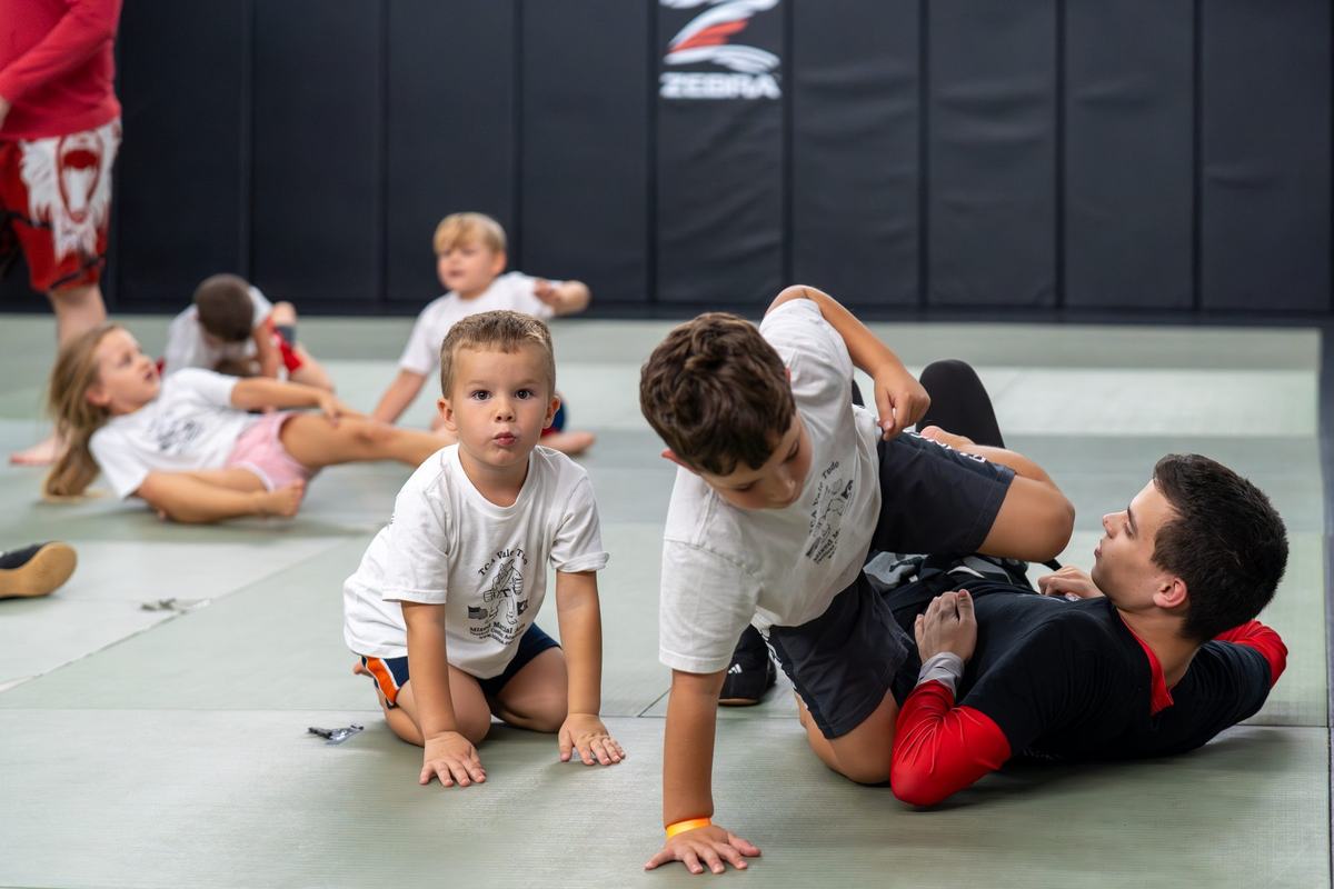 Kids class on the mats