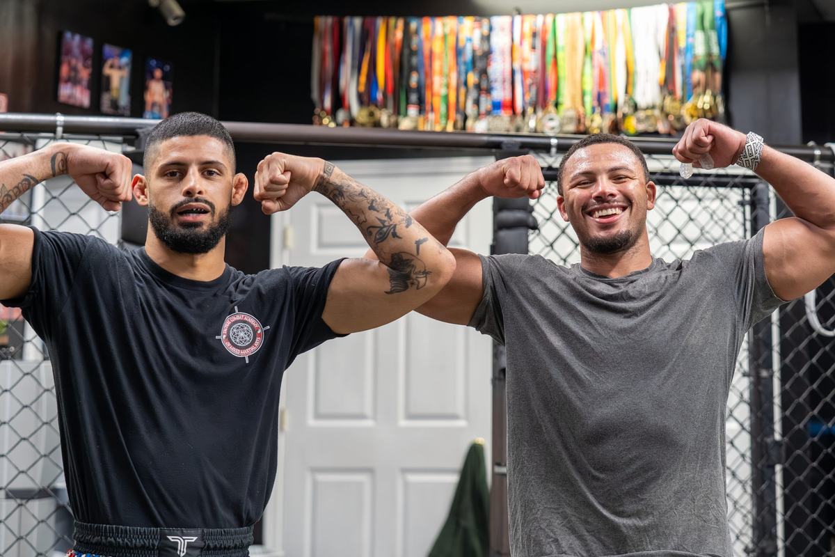 Training partners after class